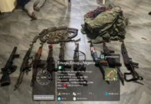 Images: DSS and Army Raid Suspected ESN Armories in Enugu, Recover Rocket Launcher